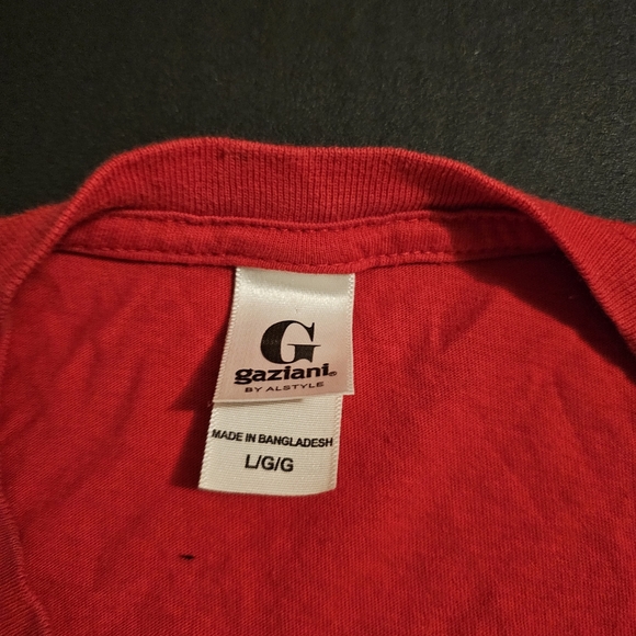 Rolling Stones red short sleeve tee shirt mens Large - Picture 3 of 3